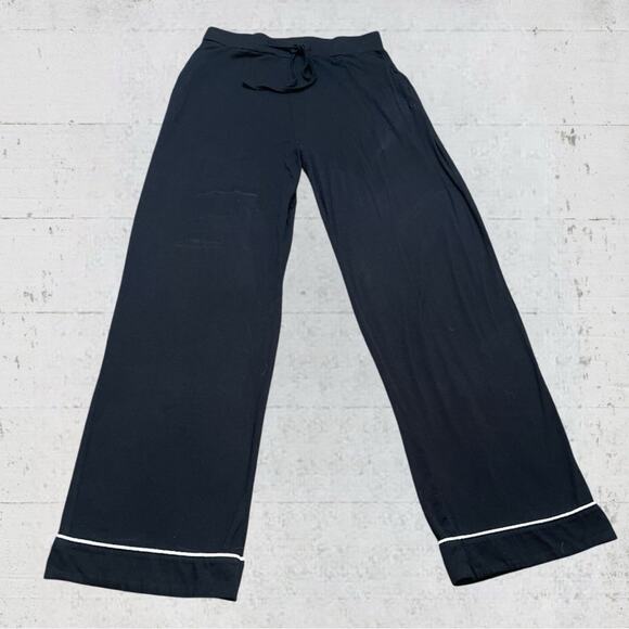 Cozy Earth Women's Bamboo Stretch-Knit Pajama Pant Black Size Small - Picture 5 of 13
